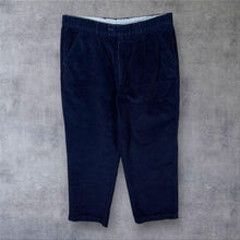 Load image into Gallery viewer, Mountain Pass Navy Blue Corduroy Cord Straight Leg Trousers Jeans
