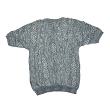 Load image into Gallery viewer, Vintage 90’s KNITPIA 3D Abstract Cosby Style Short Sleeve Knit Sweater Jumper