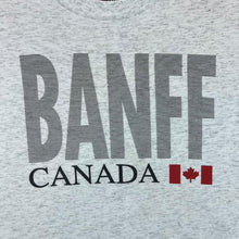 Load image into Gallery viewer, Vintage Banff Canada Souvenir Spellout Graphic Single Stitch Grey T-Shirt