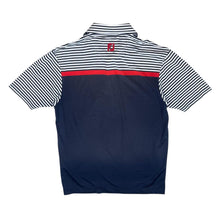 Load image into Gallery viewer, FOOTJOY Athletic Fit Colour Block Striped Golf Short Sleeve Polo Shirt