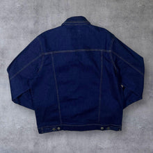 Load image into Gallery viewer, Vintage Williams & Brown Dark Blue Denim Trucker Jacket