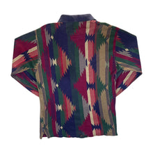 Load image into Gallery viewer, Vintage 90's CHAPS Ralph Lauren Native American Patterned Long Sleeve Polo Shirt