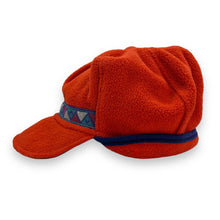 Load image into Gallery viewer, Vintage 90's AMI CHAUD Polartec Patterned Ribbon Fleece Trapper Hat