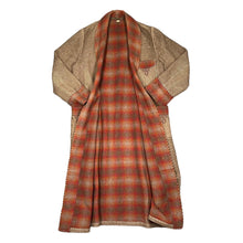 Load image into Gallery viewer, Vintage 90's Heavyweight Quality Wool Plaid Check Lined Longline Crombie Pea Over Coat Jacket