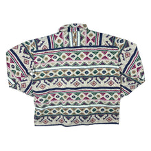 Load image into Gallery viewer, Vintage Aztec Crazy Patterned Multi Coloured Long Sleeve Flannel Shirt
