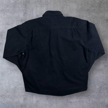 Load image into Gallery viewer, Early 00's Atlas For Men Cowboy Western Embroidered Native Black Long Sleeve Shirt