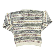 Load image into Gallery viewer, Vintage 90's BHS Grandad Patterned Acrylic Cotton Knit Sweater Jumper