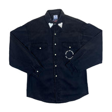 Load image into Gallery viewer, Vintage USA BLUES "Country Line Dancers" Cowboy Western Long Sleeve Cotton Shirt