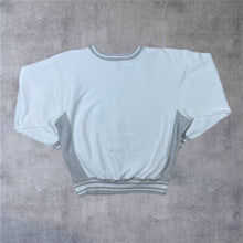 Load image into Gallery viewer, Vintage Blezil (1989) Catawba College Spellout Graphic White Grey Sweatshirt