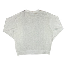 Load image into Gallery viewer, Vintage GABICCI Cream Grandad Patterned Acrylic Cotton Knit Sweater Jumper