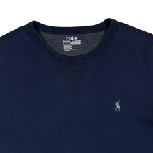 Load image into Gallery viewer, POLO RALPH LAUREN "Performance" Classic Embroidered Mini Logo Navy Blue Sweatshirt