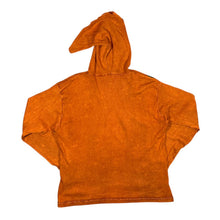 Load image into Gallery viewer, Vintage MADE IN NEPAL Hippy Spiritual Psychedelic Orange Lightweight Pullover Hoodie