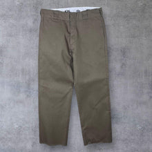 Load image into Gallery viewer, Dickies 874 Original Fit Skater Workwear Beige Frayed Hem Chino Pants Trousers