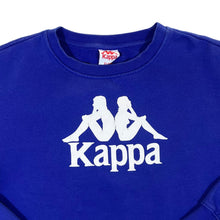 Load image into Gallery viewer, KAPPA Classic Big Logo Spellout Graphic Blue Crewneck Sweatshirt