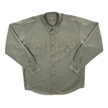 Load image into Gallery viewer, Vintage Cabela's Safari Series Classic Khaki Brown Long Sleeve Utility Shirt