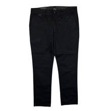 Load image into Gallery viewer, QUIKSILVER Classic Straight Leg Black Skater Chino Pants Trousers