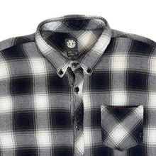 Load image into Gallery viewer, ELEMENT Skateboards Plaid Check Skater Long Sleeve Button-Up Flannel Shirt