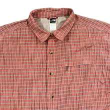Load image into Gallery viewer, THE NORTH FACE TNF Classic Plaid Check Short Sleeve Polyester Rayon Shirt

