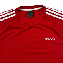 Load image into Gallery viewer, ADIDAS Classic Three Stripe Mini Spellout Polyester Short Sleeve T-Shirt