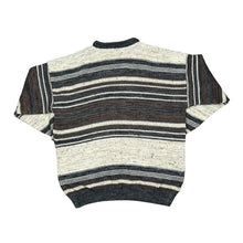 Load image into Gallery viewer, Vintage 90's INVICTA Grandad Striped Patterned Acrylic Knit Sweater Jumper