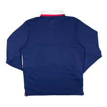 Load image into Gallery viewer, RUGBY WORLD CUP "France 2023" Embroidered Colour Block Long Sleeve Polo Shirt