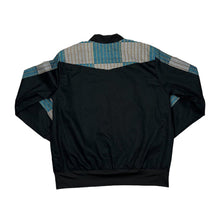 Load image into Gallery viewer, Vintage 90's Patterned Trim Cotton Zip Bomber Jacket