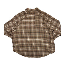 Load image into Gallery viewer, WILD FABLE Brown Lumberjack Plaid Check Long Sleeve Cotton Flannel Shirt