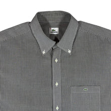 Load image into Gallery viewer, LACOSTE Classic Mini Pocket Logo Black White Micro Check Long Sleeve Button-Up Shirt