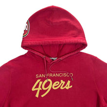 Load image into Gallery viewer, Nike NFL SAN FRANCISCO 49ERS Football Spellout Graphic Red Pullover Hoodie