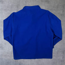 Load image into Gallery viewer, Early 00's Czech French Chore Worker Style Blue Button Cotton Jacket