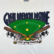 Load image into Gallery viewer, Vintage Tultex 1995 SPRING TRAINING Great American Pastime Baseball Graphic T-Shirt