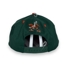 Load image into Gallery viewer, Deadstock Vintage Drew Pearson (1992) NCAA MIAMI HURRICANES Colour Block Embroidered Baseball Cap