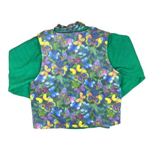 Load image into Gallery viewer, Vintage 90's LINE Crazy Abstract Patterned 1/4 Zip Fleece Sweatshirt Gilet Set