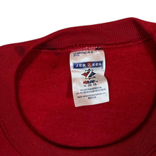 Load image into Gallery viewer, Jerzees UNITED STATES MARINE CORPS Spellout Graphic Red Sweatshirt