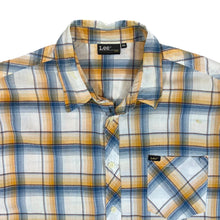 Load image into Gallery viewer, LEE Multi Plaid Check Short Sleeve Cotton Viscose Short Sleeve Flannel Shirt
