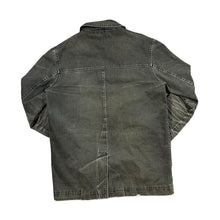 Load image into Gallery viewer, Early 00&#39;s ST. GEORGE BY DUFFER Debenhams Faded Black Distressed Heavy Cotton Chore Jacket
