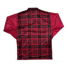 Load image into Gallery viewer, Vintage ERIMA Embroidered Mini Logo Check Patterned Polyester Sports Collared Jersey Top