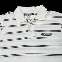 Load image into Gallery viewer, Early 00's REEBOK Classic Embroidered Mini Logo Striped Short Sleeve Polo Shirt