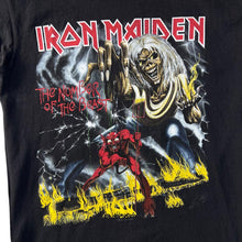 Load image into Gallery viewer, IRON MAIDEN "The Number Of The Beast" Heavy Metal Music Band Graphic T-Shirt