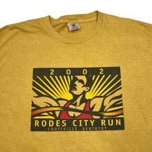 Load image into Gallery viewer, Vintage Delta (2002) RODES CITY RUN “Louisville, Kentucky” Souvenir Graphic T-Shirt