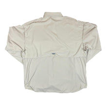 Load image into Gallery viewer, COLUMBIA PFG Performance Fishing Beige Nylon Long Sleeve Utility Shirt