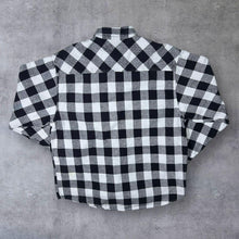 Load image into Gallery viewer, Vintage John Baner Cowboy Western Plaid Check Long Sleeve Cotton Flannel Shirt