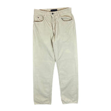 Load image into Gallery viewer, TOMMY HILFIGER Classic Cream Corduroy Cord Straight Leg Trousers