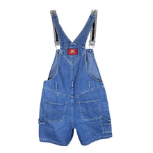 Load image into Gallery viewer, Vintage 90's Disney POOH Tigger Winnie Embroidered Blue Denim Dungarees Shortall