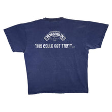 Load image into Gallery viewer, HOBGOBLIN "This Could Get Tasty" Wychwood Brewery Beer Graphic Navy Blue T-Shirt