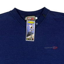 Load image into Gallery viewer, GOTCHA Embroidered Mini Logo Y2K Surfer Skater Long Sleeve Navy Blue T-Shirt