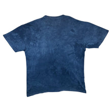Load image into Gallery viewer, The Mountain "Meikle John" Gothic Fantasy Dragon Graphic Blue Tie Dye T-Shirt