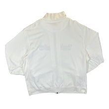 Load image into Gallery viewer, TIMBERLAND Embroidered Logo Spellout White Zip Sweatshirt Top