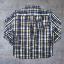 Load image into Gallery viewer, Hampton Classic Mini Pocket Logo Plaid Check Long Sleeve Cotton Shirt
