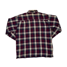 Load image into Gallery viewer, Early 00's WOLVERINE Lumberjack Plaid Check Fleece Lined Lightly Padded Flannel Over Shirt